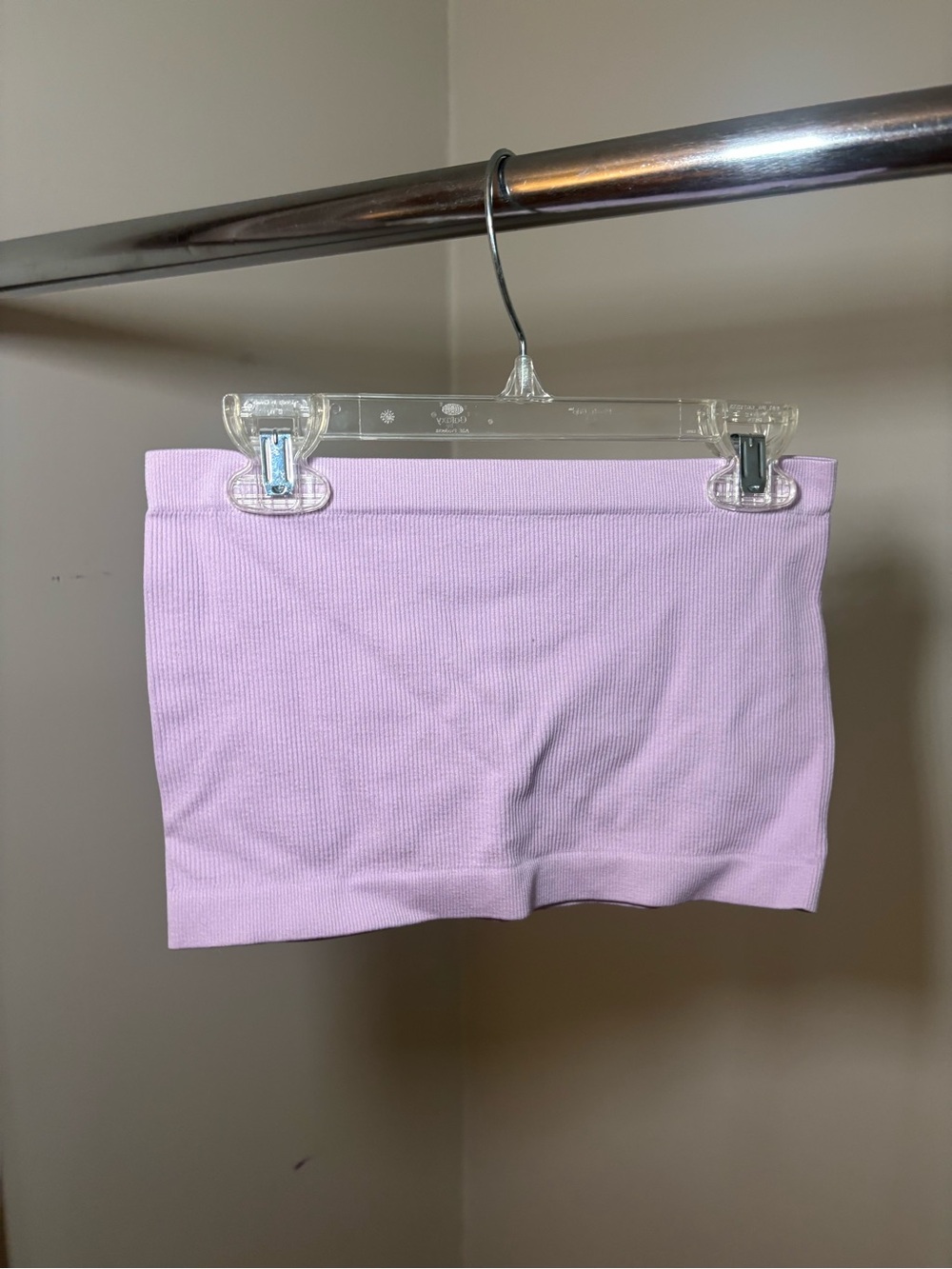 Lilac Ribbed Tube Top